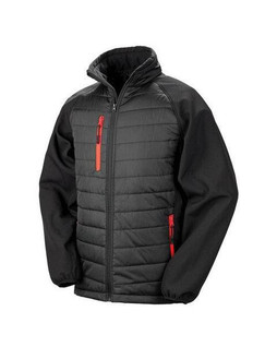 Result R237X - Eco-Friendly Black Compass Recycled Softshell Jacket