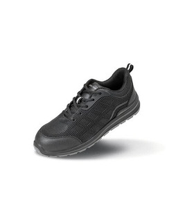 Result R456X - WORKGUARD Black Lightweight Safety Trainers with Steel Toecap