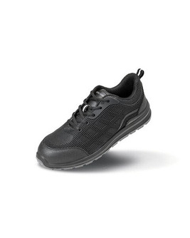 Result R456X - WORKGUARD Black Lightweight Safety Trainers with Steel Toecap
