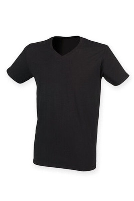 Skinni Fit SF122 - Men's Premium Soft Stretch V-Neck Longline Tee