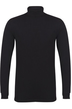 Skinni Fit SF125 - Mens Premium Cotton Roll Neck Longline Top