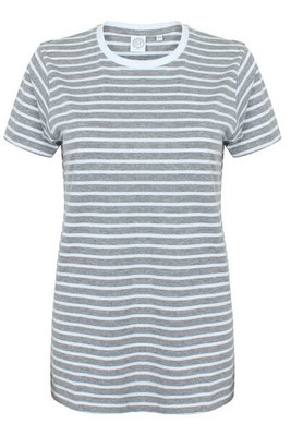 Skinni Fit SF202 - Premium Unisex Striped Cotton Jersey T-Shirt