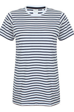 Skinni Fit SF202 - Premium Unisex Striped Cotton Jersey T-Shirt