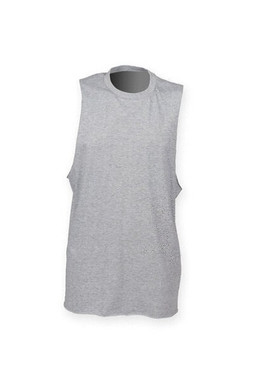 Skinni Fit SF232 - Mens High Neck Raw Edge Armhole Vest