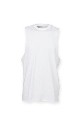 Skinni Fit SF232 - Men's High Neck Raw Edge Armhole Vest