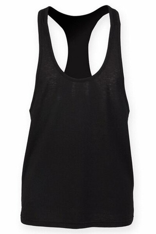 Skinni Fit SF236 - Mens Athletic Muscle Cut Longline Vest