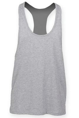 Skinni Fit SF236 - Men's Athletic Muscle Cut Longline Vest