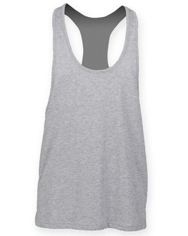Skinni Fit SF236 - Men's Athletic Muscle Cut Longline Vest