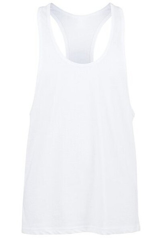 Skinni Fit SF236 - Mens Athletic Muscle Cut Longline Vest