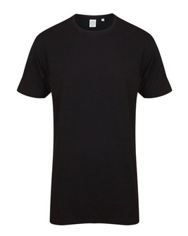 Skinni Fit SF258 - Men's Extra Long Cotton Jersey T-Shirt with Drop Hem