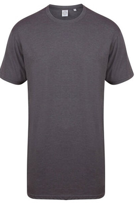Skinni Fit SF258 - Men's Extra Long Cotton Jersey T-Shirt with Drop Hem