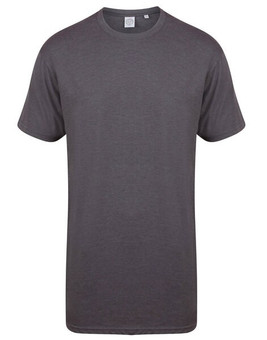 Skinni Fit SF258 - Men's Extra Long Cotton Jersey T-Shirt with Drop Hem