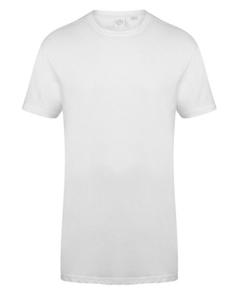 Skinni Fit SF258 - Men's Extra Long Cotton Jersey T-Shirt with Drop Hem