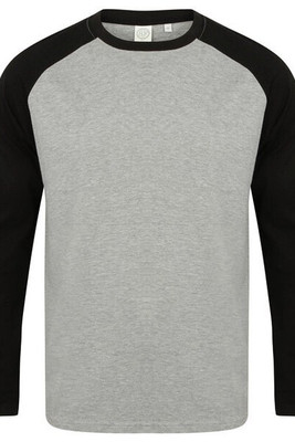 Skinni Fit SF271 - Men's Premium Long Sleeve Raglan Baseball Tee