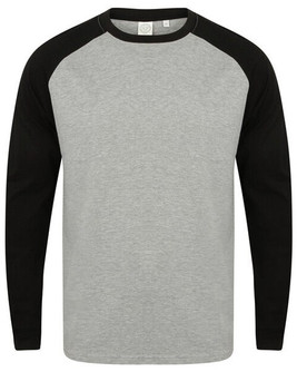 Skinni Fit SF271 - Men's Premium Long Sleeve Raglan Baseball Tee