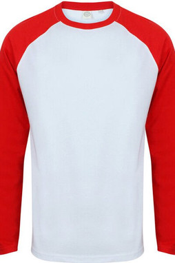 Skinni Fit SF271 - Mens Premium Long Sleeve Raglan Baseball Tee