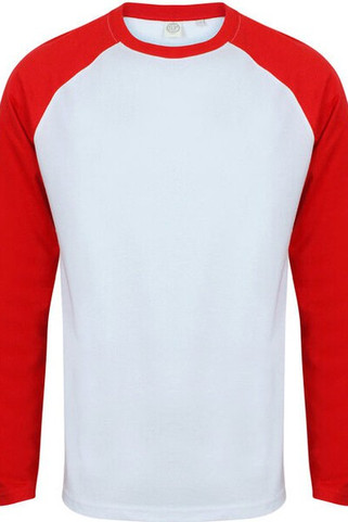 Skinni Fit SF271 - Mens Premium Long Sleeve Raglan Baseball Tee