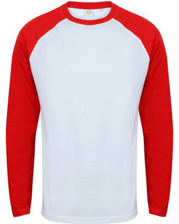 Skinni Fit SF271 - Mens Premium Long Sleeve Raglan Baseball Tee