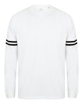 Skinni Fit SF514 - Oversized Unisex Cotton Slogan Top with Ribbed Neck