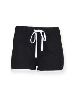 Skinni Fit SM069 - Kids Retro Cotton Shorts with Elastic Waist