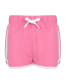 Skinni Fit SM069 - Kids Retro Cotton Shorts with Elastic Waist