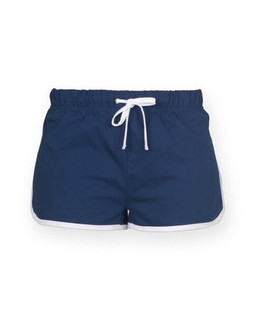 Skinni Fit SM069 - Kids Retro Cotton Shorts with Elastic Waist