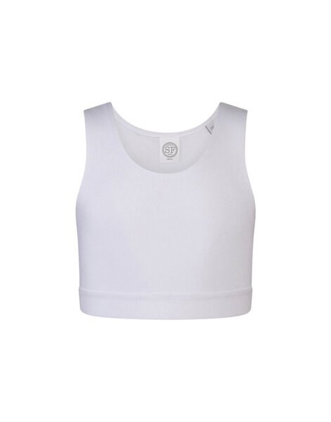 Skinni Fit SM236 - Kids Soft Elastic Sublimation Crop Top