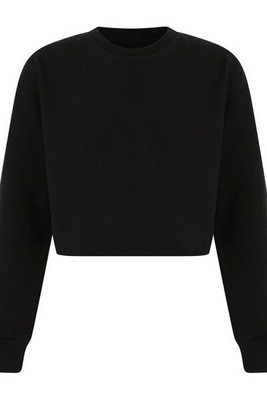 Skinni Fit SM515 - Kids Oversized Cropped Fleece Sweatshirt