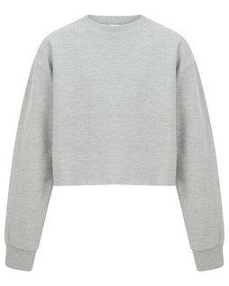 Skinni Fit SM515 - Kids Oversized Cropped Fleece Sweatshirt