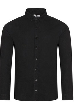 SO DENIM SD040 - Modern Fit Cotton Denim Shirt with Satin Weave