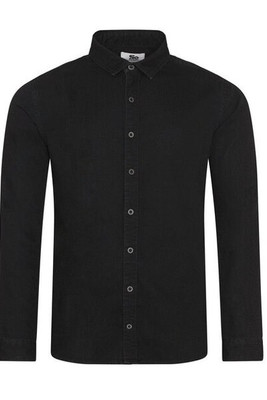 SO DENIM SD040 - Modern Fit Cotton Denim Shirt with Satin Weave