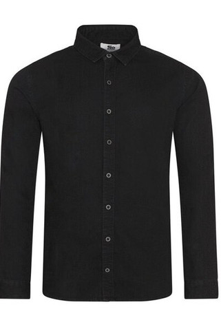 SO DENIM SD040 - Modern Fit Cotton Denim Shirt with Satin Weave