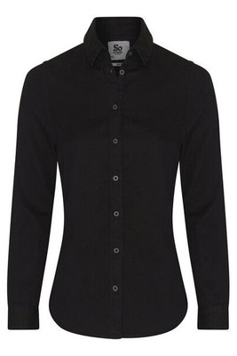 SO DENIM SD045 - Modern Fit Cotton Denim Shirt with Stylish Details