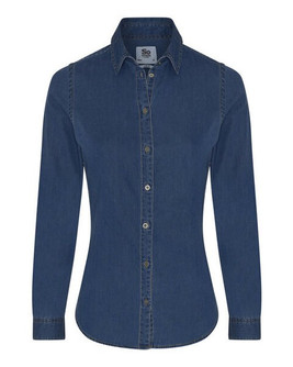 SO DENIM SD045 - Modern Fit Cotton Denim Shirt with Stylish Details