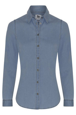 SO DENIM SD045 - Modern Fit Cotton Denim Shirt with Stylish Details