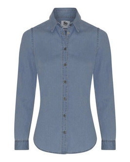 SO DENIM SD045 - Modern Fit Cotton Denim Shirt with Stylish Details