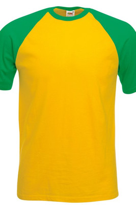 Fruit of the Loom 61-026-0 - Classic Cotton Raglan Baseball Tee