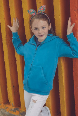 Fruit of the Loom 62-062-0 - Giacca Felpata con Cappuccio e Zip Stampabile
