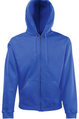 Fruit of the Loom 62-062-0 - Giacca Felpata con Cappuccio e Zip Stampabile
