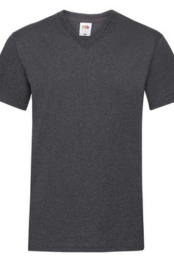 Fruit of the Loom 61-066-0 - Elegantes V-Ausschnitt T-Shirt aus Baumwolle