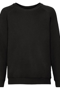Fruit of the Loom 62-039-0 - Premium Kids Raglan Sweatshirt with Cotton Lycra Rib