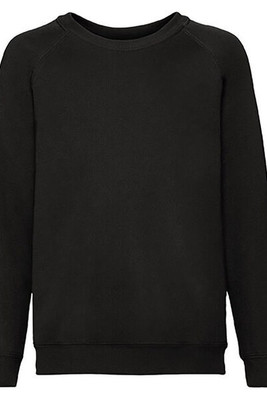 Fruit of the Loom 62-039-0 - Premium Kids Raglan Sweatshirt with Cotton Lycra Rib