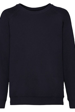 Fruit of the Loom 62-039-0 - Premium Kids Raglan Sweatshirt with Cotton Lycra Rib