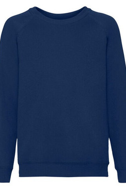 Fruit of the Loom 62-039-0 - Premium Kids Raglan Sweatshirt with Cotton Lycra Rib