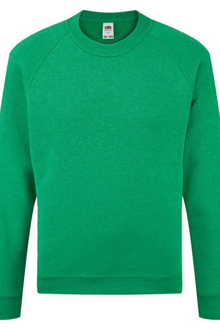 Fruit of the Loom 62-039-0 - Premium Kids Raglan Sweatshirt with Cotton Lycra Rib