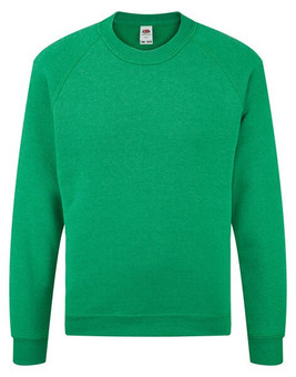 Fruit of the Loom 62-039-0 - Premium Kids Raglan Sweatshirt with Cotton Lycra Rib