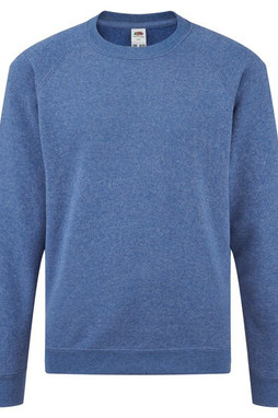Fruit of the Loom 62-039-0 - Premium Kids Raglan Sweatshirt with Cotton Lycra Rib