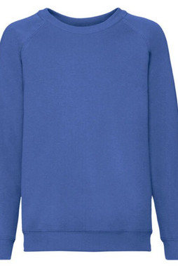 Fruit of the Loom 62-039-0 - Premium Kids Raglan Sweatshirt with Cotton Lycra Rib