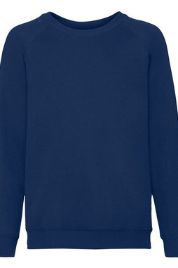 Fruit of the Loom 62-039-0 - Premium Kids Raglan Sweatshirt with Cotton Lycra Rib