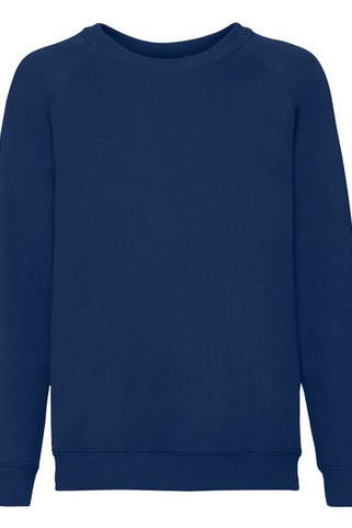 Fruit of the Loom 62-039-0 - Premium Kids Raglan Sweatshirt with Cotton Lycra Rib